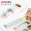 مجموعة من لوحات الرسم الملونة بالألوان من لوحات فنية طلابية بألوان، وقلم أسود خفيف details Picture